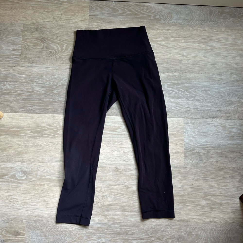 Lululemon Align Crop Leggings Women's Size 4 Dark Purple